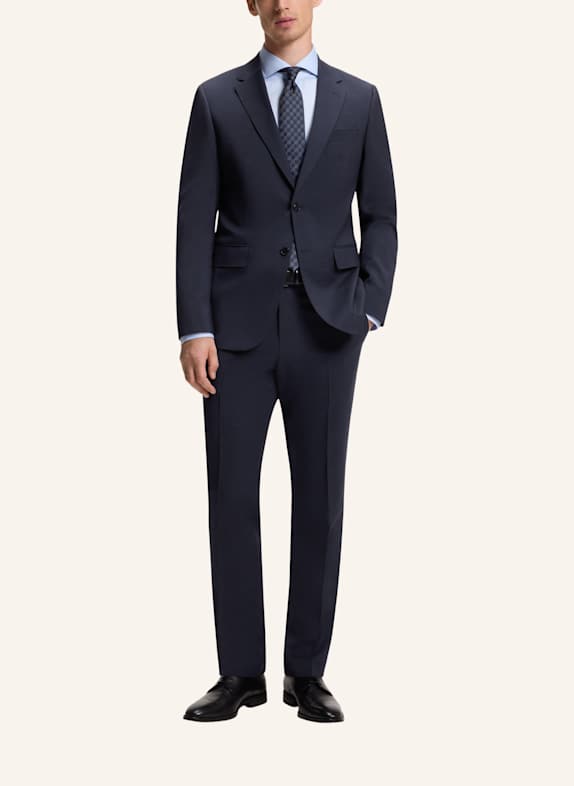 BOSS Anzug H-HUGE-2PCS-263 Slim Fit DUNKELBLAU