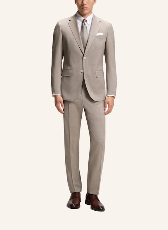 BOSS Anzug H-HUGE-2PCS-263 Slim Fit KHAKI