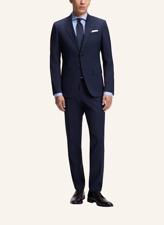 BOSS Anzug H-HUGE-2PCS-263 Slim Fit DUNKELBLAU
