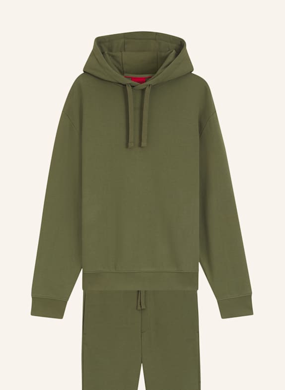 HUGO Sweatshirt TRACKSUIT_DAPODAYOTE Relaxed Fit GRÜN