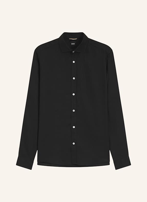 BOSS Casual Hemd C-LIAM-SP-262 Regular Fit SCHWARZ