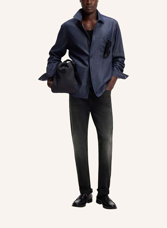 HUGO Jeans HUGO 708 Slim Fit SCHWARZ