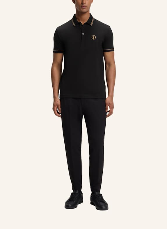 BOSS Polo PADDY_THE_OPEN-26 SCHWARZ