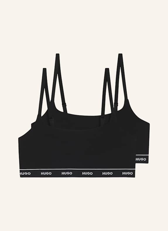 HUGO Bh TWIN BRALETTE DESIGN WEISS