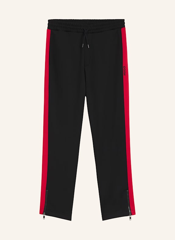 HUGO Casual Hose DOLOS Relaxed Fit SCHWARZ