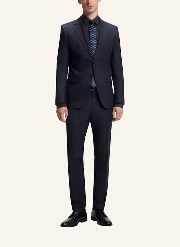 BOSS Hemd H-JOE-K-C3-263 Regular Fit DUNKELBLAU