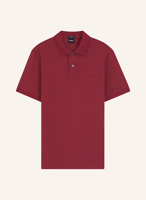 BOSS Piqué-Poloshirt PALLAS Regular Fit ROT