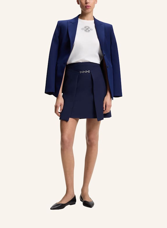 HUGO Skirt ROMILDA Regular Fit BLAU
