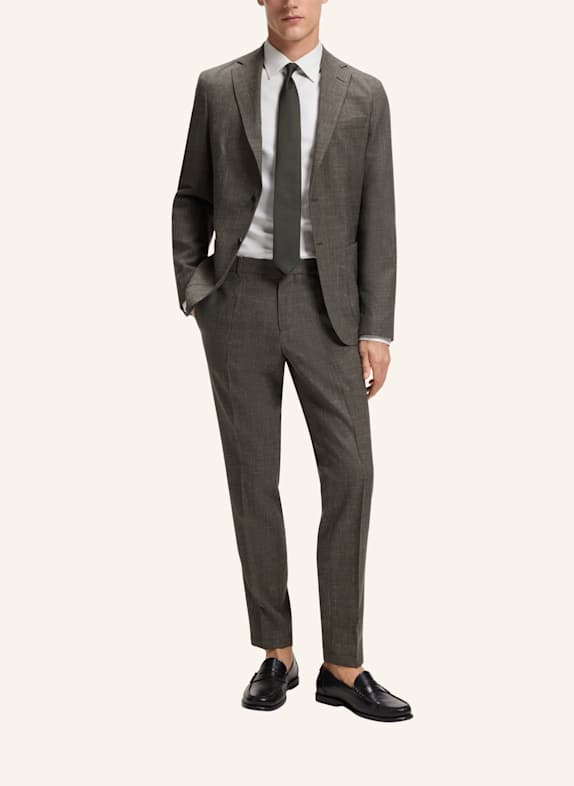 BOSS Hemd H-HANK-K-C1-261 Slim Fit KHAKI