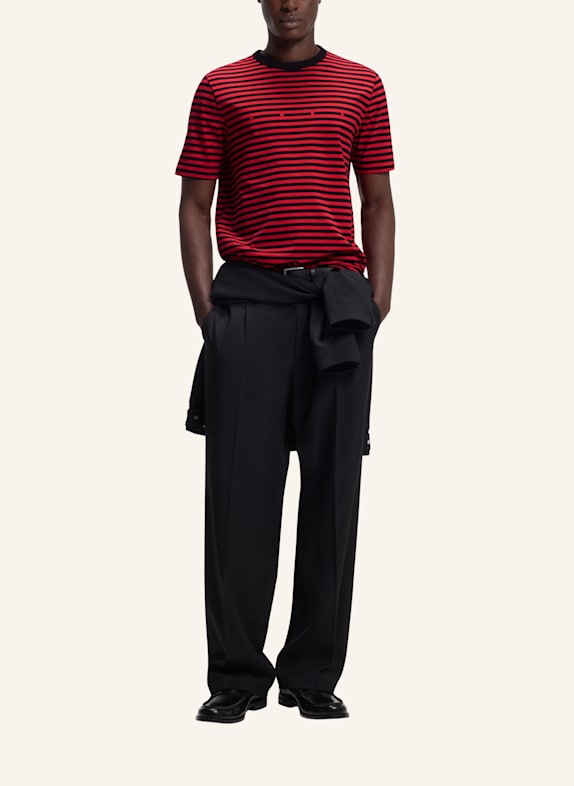 HUGO T-Shirt DEMPTEE Relaxed Fit DUNKELBLAU