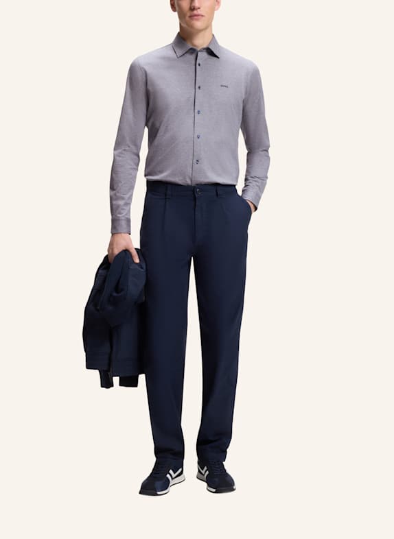 BOSS Hemd Slim Fit DUNKELBLAU