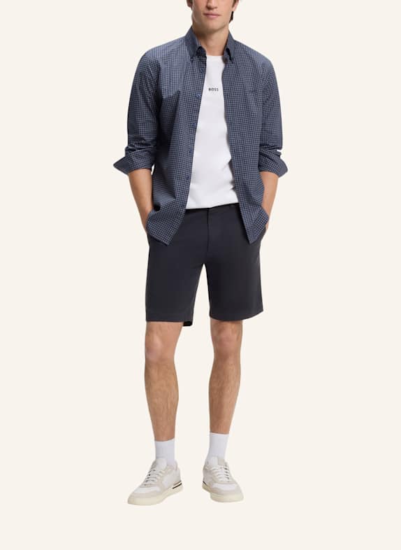 BOSS Kurze Hose CHINO_SLIM_SHORT_1 DUNKELBLAU