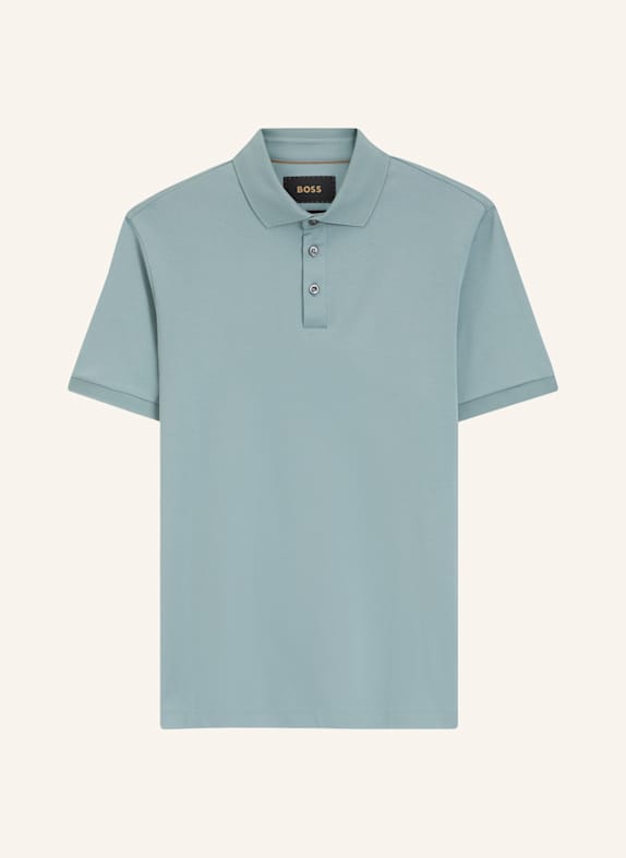 BOSS Poloshirt L-PERRY 14 Regular Fit BLAU
