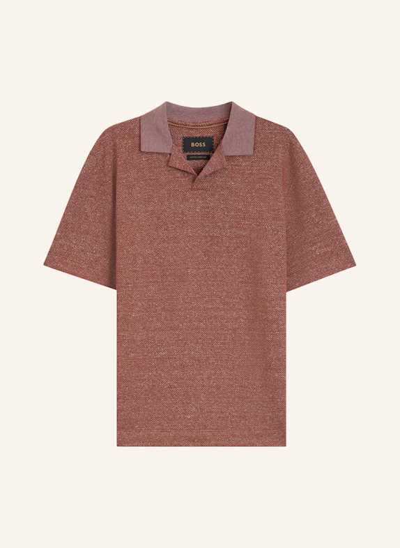 BOSS Poloshirt L-PALMA 133 Regular Fit BRAUN
