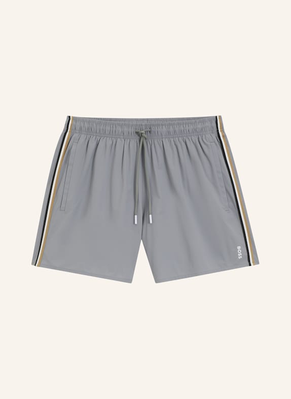 BOSS Badeshorts ICONIC GRAU