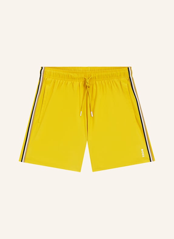 BOSS Badeshorts ICONIC GELB