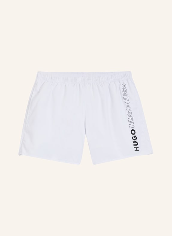 HUGO Badeshort TIKI WEISS