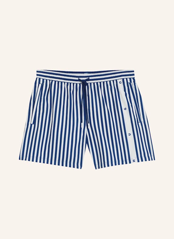 HUGO Badeshort COASTA_SWIM SHORT BLAU