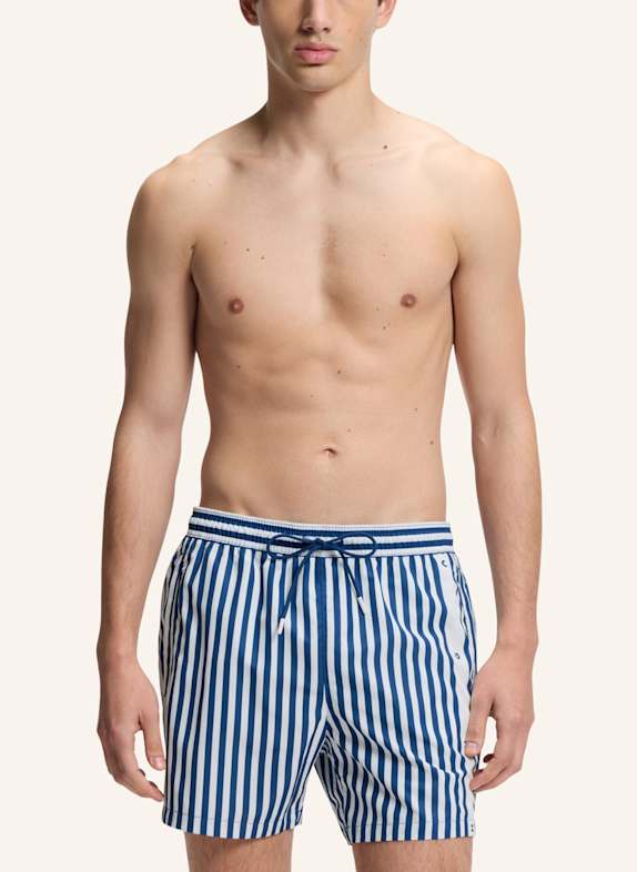 HUGO Badeshorts COASTA_SWIM SHORT BLAU
