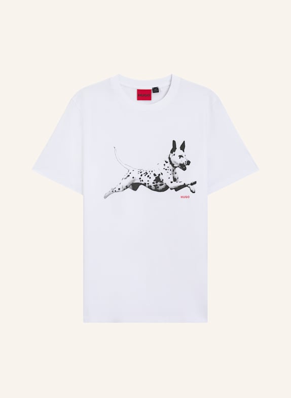 HUGO T-Shirt DIRUNN Regular Fit WEISS