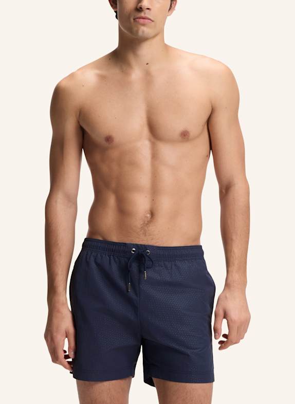 BOSS Badeshorts MONO_SWIM DUNKELBLAU