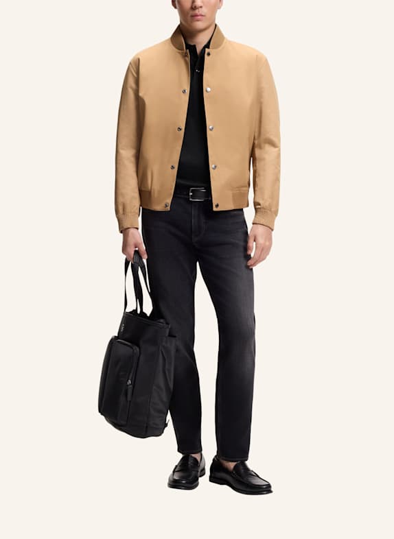 BOSS Polo H-PHILLIPSON 195 Slim Fit SCHWARZ