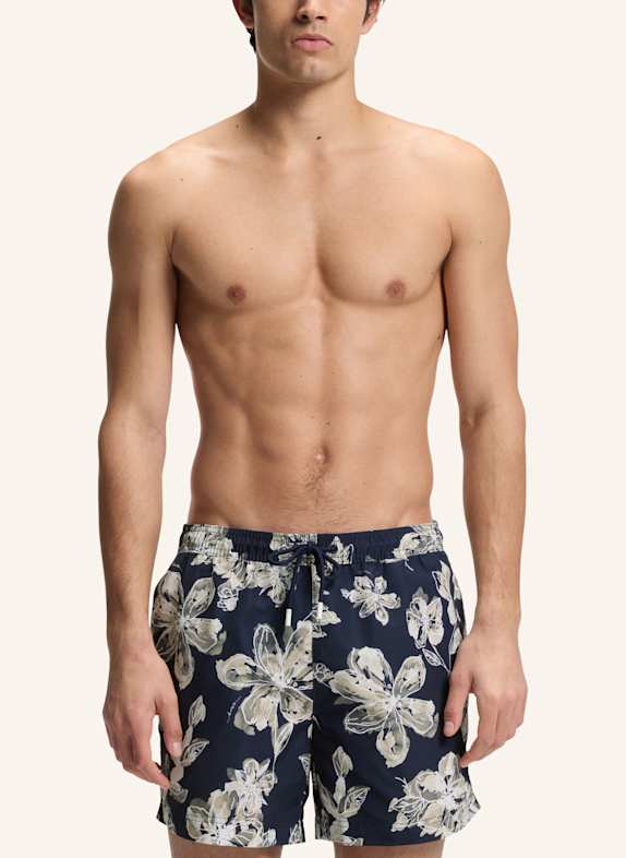 BOSS Badeshorts DISCUS DUNKELBLAU