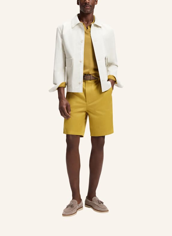 BOSS Kurze Hose C-KAI-DPL-SHORTS-L Relaxed Fit GOLD