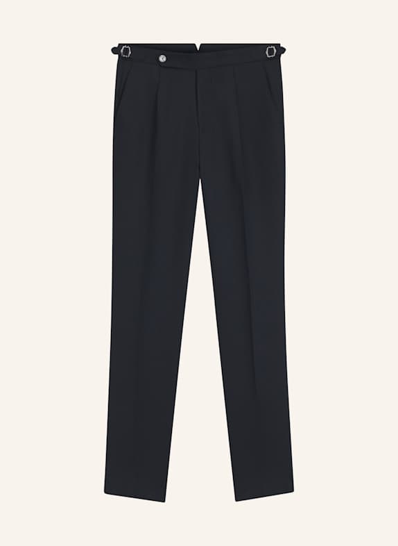 BOSS Business Hose H-PERINO-PL-DTL-262 Relaxed Fit DUNKELBLAU