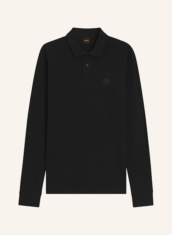 BOSS Piqué-Poloshirt PASSERBY Slim Fit SCHWARZ