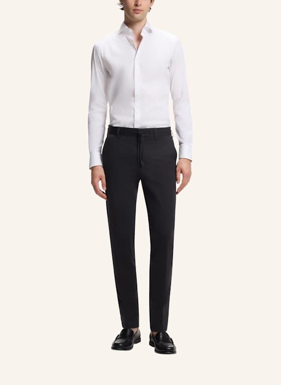 BOSS Business Hose P-GENIUSJ-RDS-WG-233 Slim Fit SCHWARZ