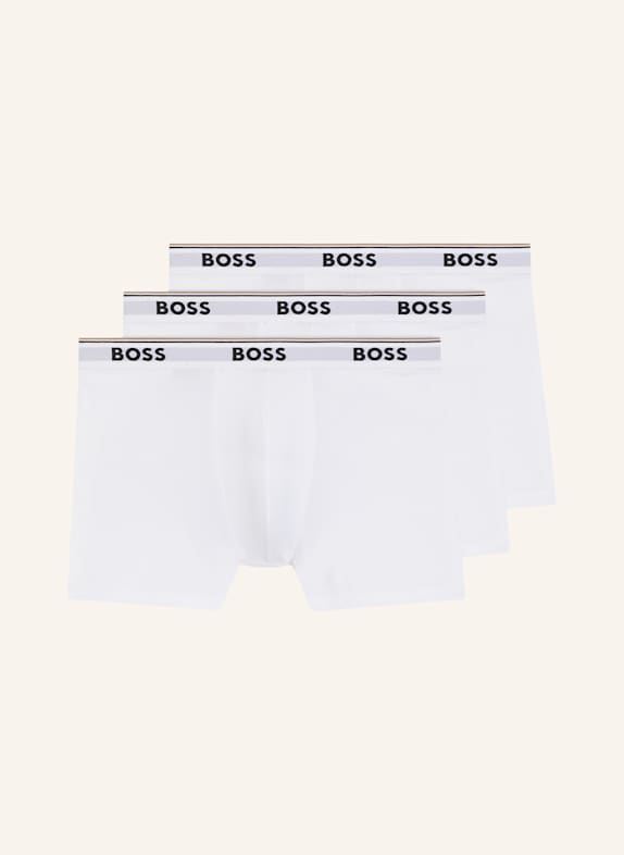 BOSS 3er-Pack Boxershorts POWER WEISS