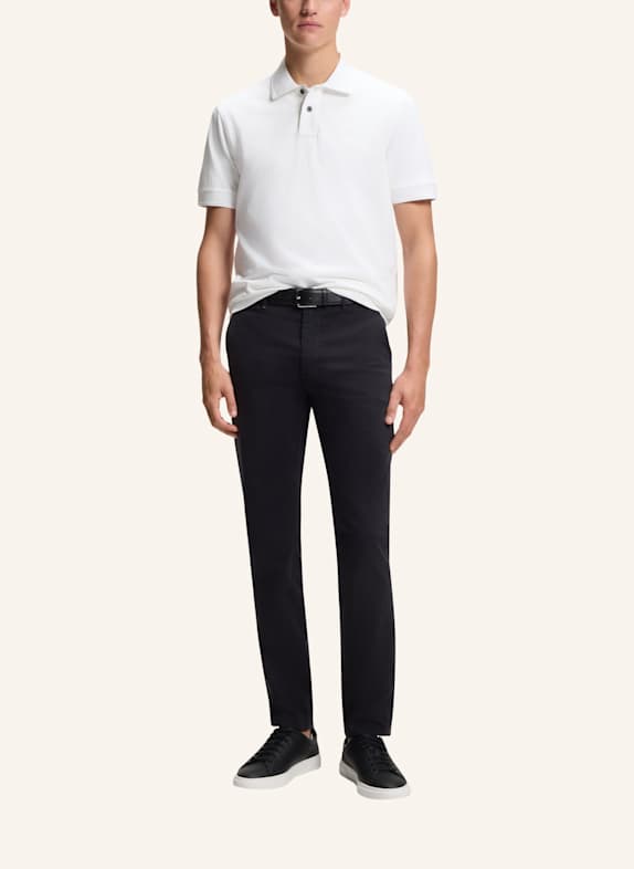 BOSS Piqué-Poloshirt PRIME WEISS