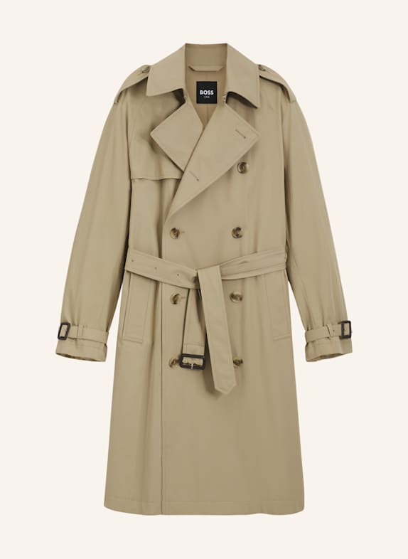 BOSS Trenchcoat H-JAREDTRENCHB1_263F Regular Fit KHAKI