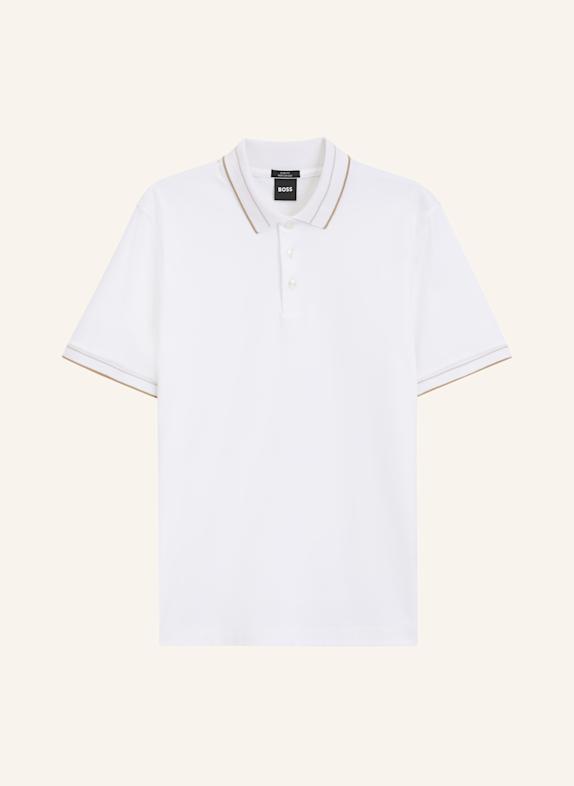 BOSS Poloshirt H-PHILLIPSON 195 Slim Fit WEISS