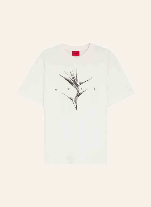 HUGO T-Shirt DARISE Relaxed Fit WEISS