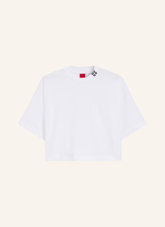 HUGO T-Shirt DAMELODY Relaxed Fit WEISS