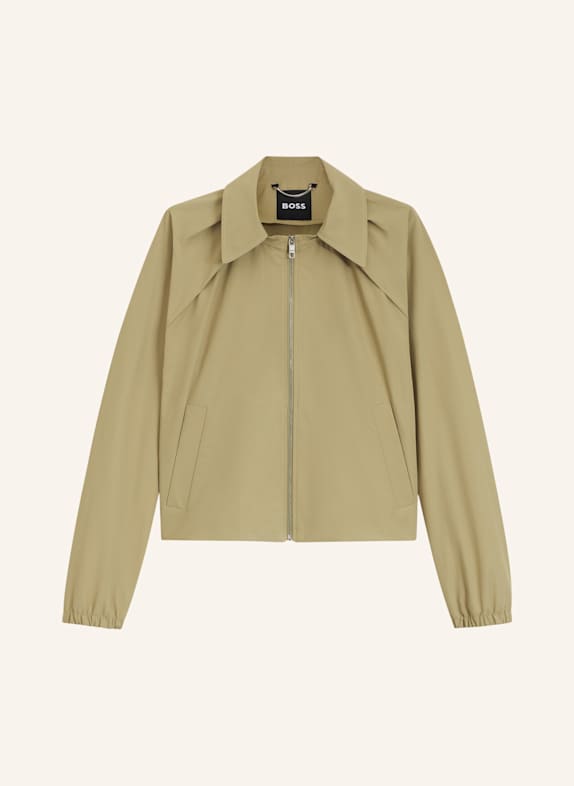 BOSS Klassischer Mantel CABASY Regular Fit KHAKI