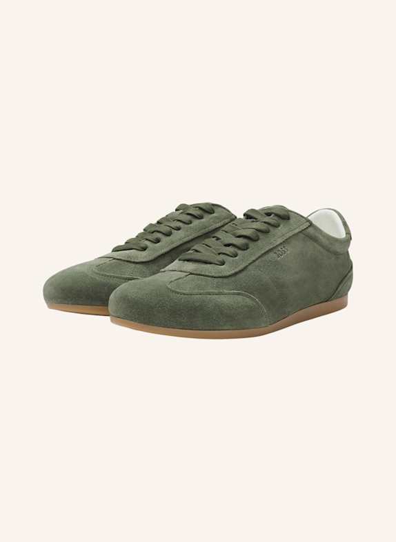BOSS Turnschuh SOLENNE_TENN_SD DUNKELGRÜN