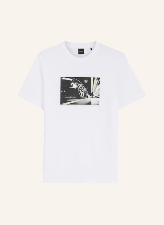 BOSS T-Shirt TE_MOTORS Regular Fit WEISS