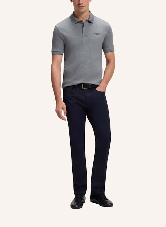 BOSS Polo C-PARLAY 80_AM Regular Fit GRAU