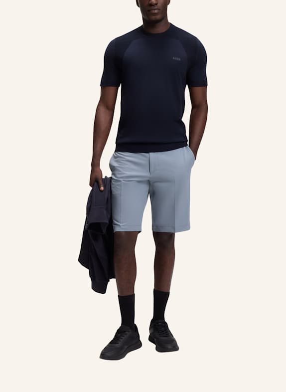 BOSS Kurze Hose S_COMMUTER_10.5 INCH Slim Fit DUNKELGRAU