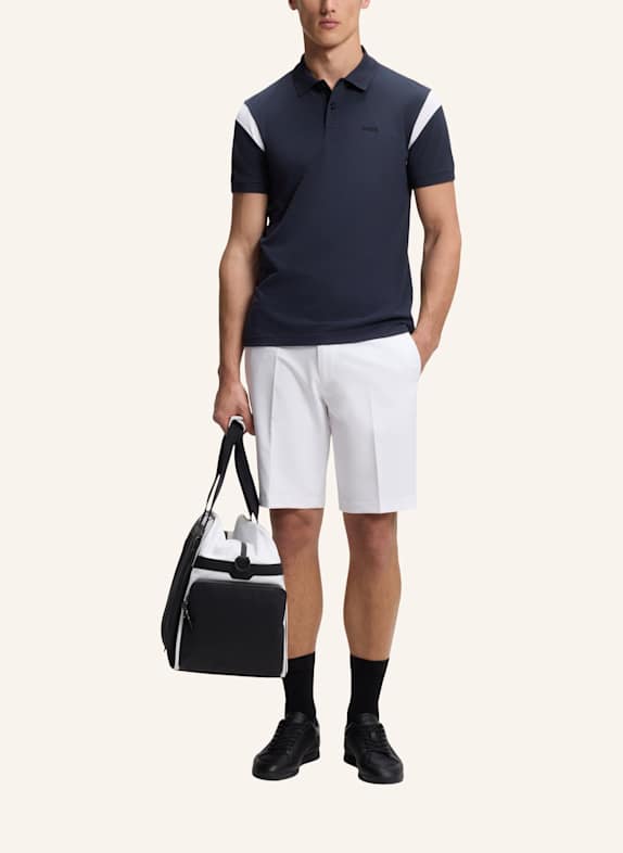 BOSS Kurze Hose S_COMMUTER_10.5 INCH Slim Fit WEISS