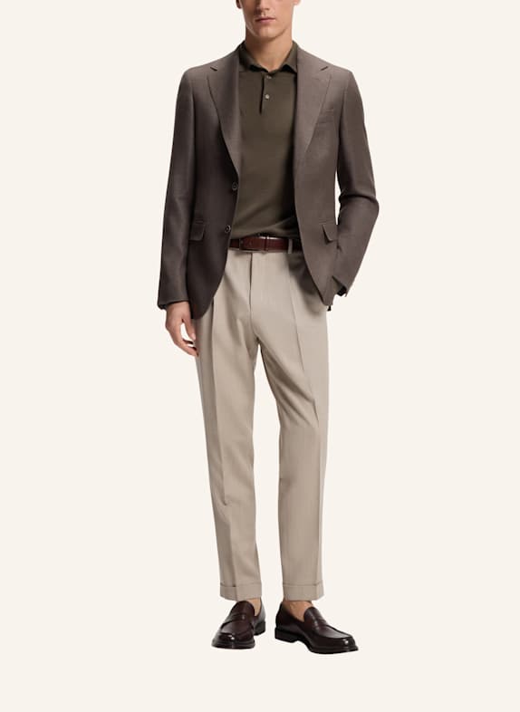 BOSS Pullover L-OVIO Regular Fit BRAUN