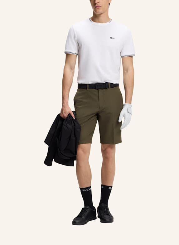 BOSS Kurze Hose S_COMMUTER_10.5 INCH Slim Fit GRÜN