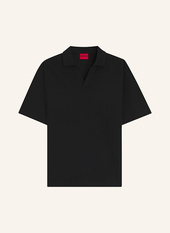 HUGO Poloshirt DALIBO Relaxed Fit SCHWARZ