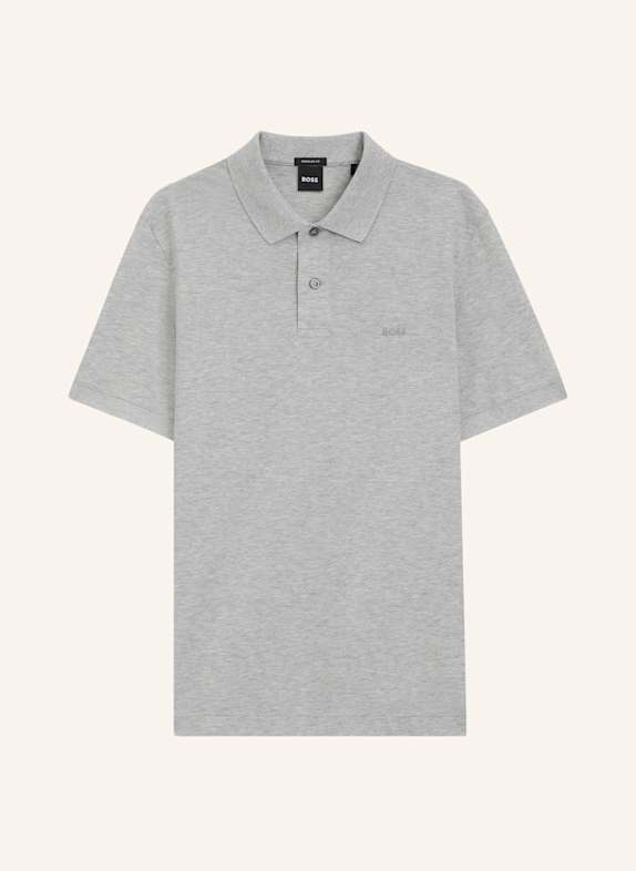BOSS Piqué-Poloshirt PALLAS Regular Fit GRAU