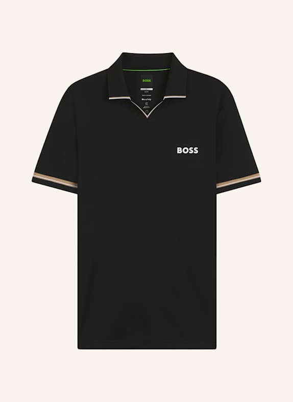 BOSS Polo PL_TOC SERVE 2 Slim Fit SCHWARZ
