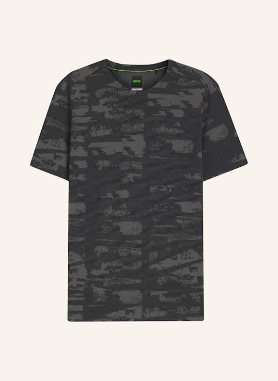 BOSS T-Shirt TS_ACTIVE REPEAT Slim Fit SCHWARZ