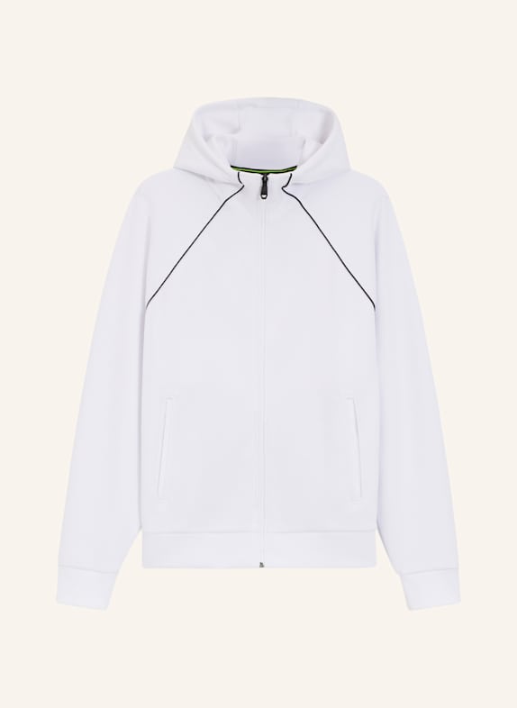 BOSS Sweatjacke JOIN SAGGY WEISS